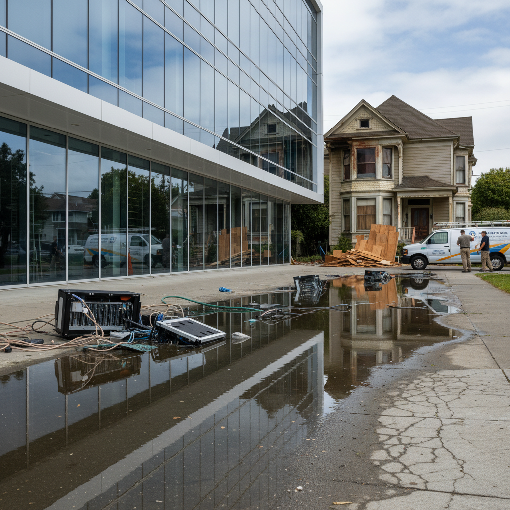 The Impact of San Mateo's Tech Industry on Local Water Damage Risks and Restoration Solutions