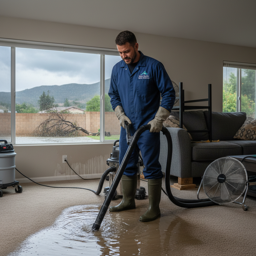 How to Handle Water Damage from Santa Clarita's Seasonal Rainfall