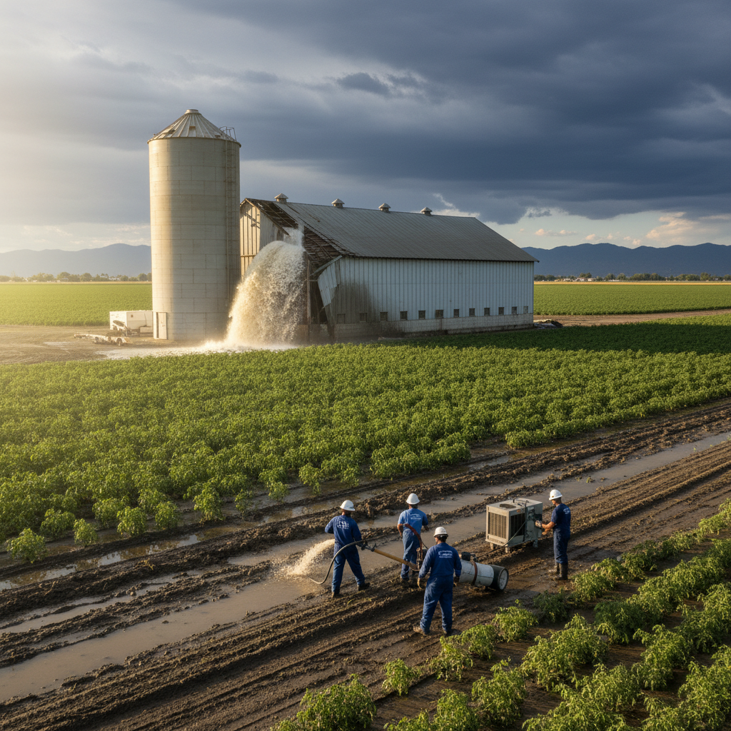 The Importance of Quick Water Damage Restoration in Stockton's Agricultural Properties