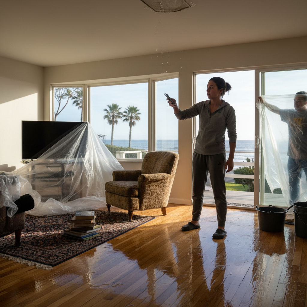 What to Do Immediately After Discovering Water Damage in Your Ventura Beach House