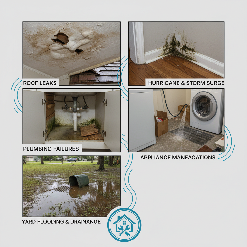 Top 5 Water Damage Issues Faced by Jacksonville Residents and How to Address Them