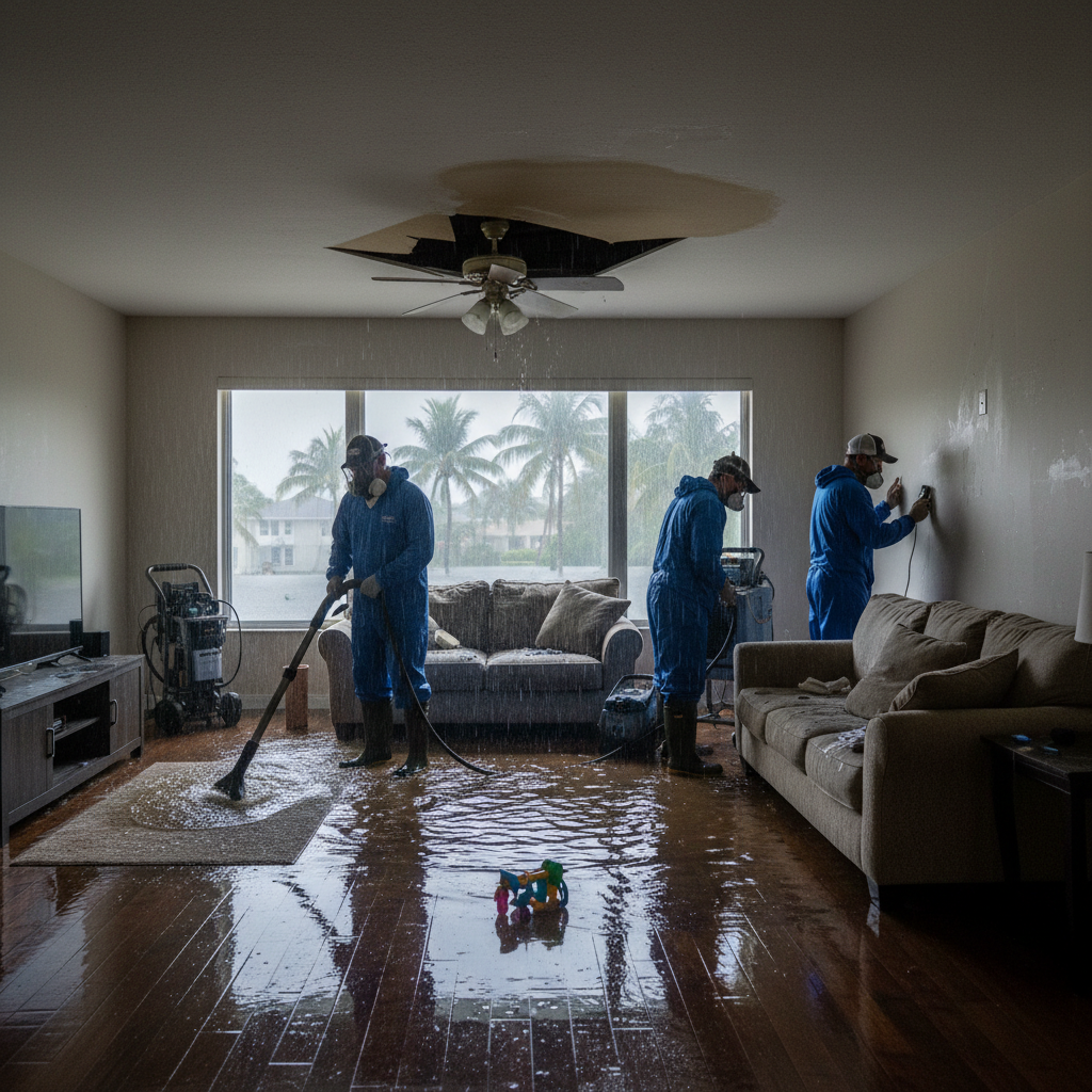 The Importance of Quick Water Damage Restoration During Miami's Heavy Rainfall Months