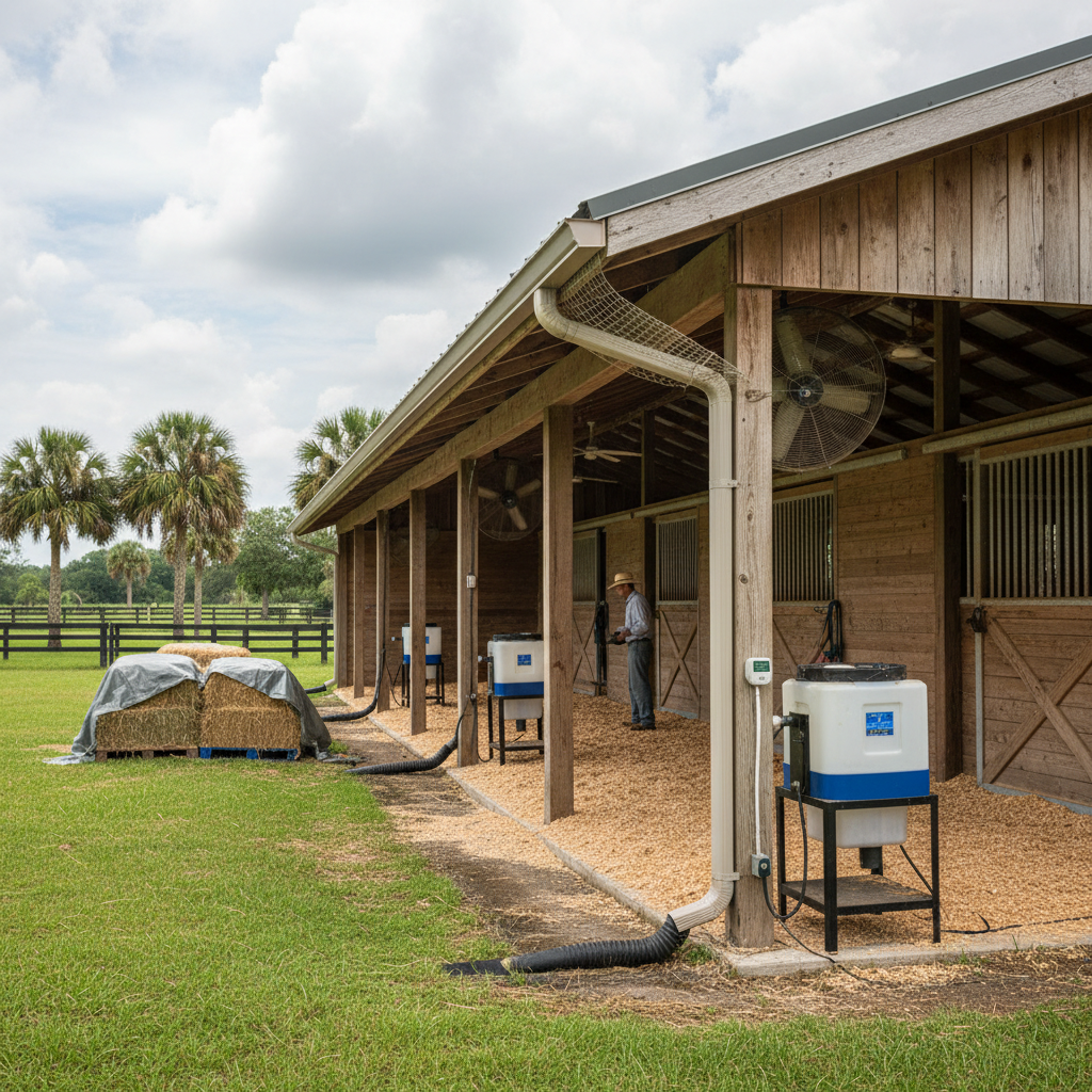 How to Prevent Water Damage in Your Ocala Horse Barn During the Humid Summer Months