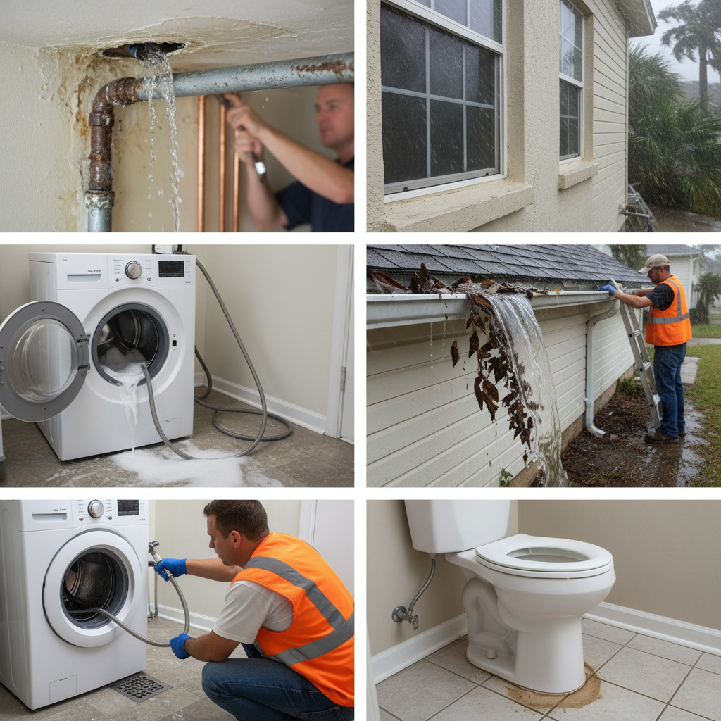 5 Common Causes of Water Damage in Pensacola Homes and How to Fix Them