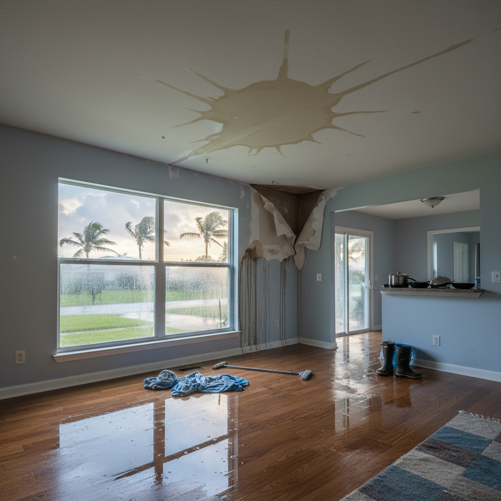 How to Identify and Address Water Damage After a St. Petersburg Rainstorm
