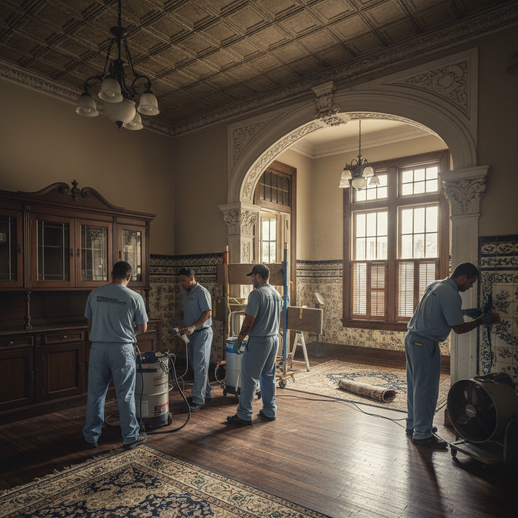 Restoring Water Damage in Historic Ybor City Homes Without Ruining Original Cuban Architecture