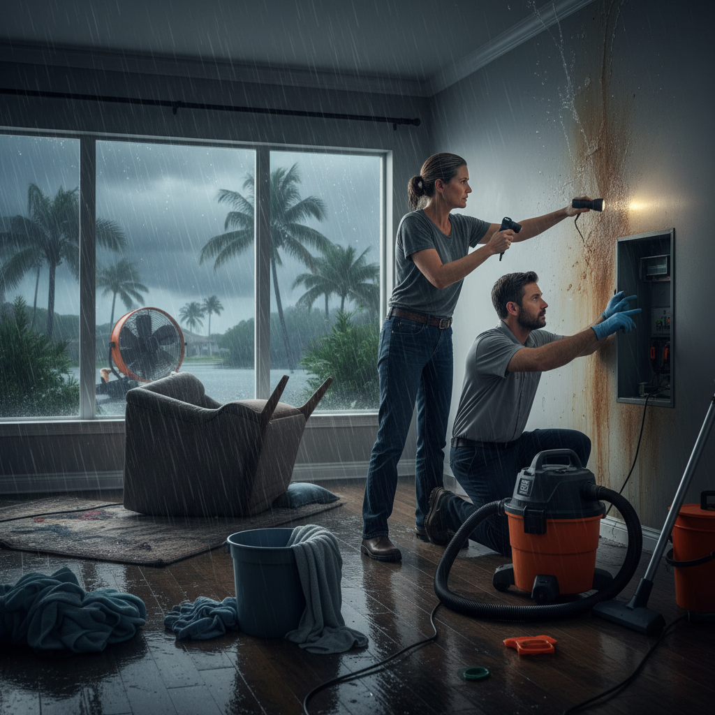 Emergency Water Damage Restoration Tips for West Palm Beach Homeowners During Heavy Rainfall