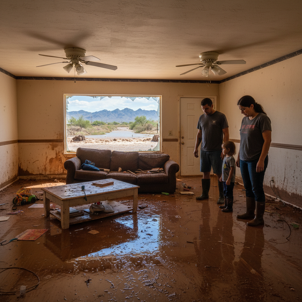 What El Paso Homeowners Need to Know About Flash Flood Risk and Water Damage