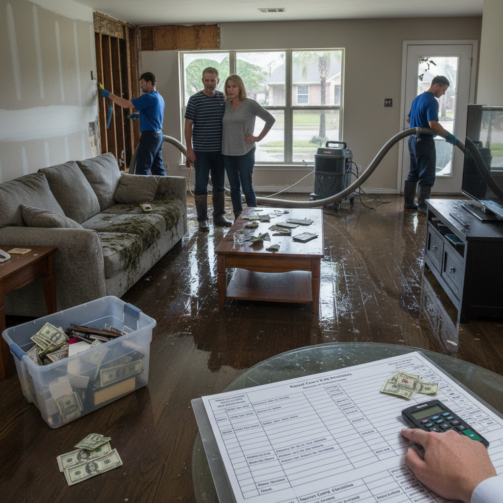 The Cost of Water Damage Restoration in Houston: Factors Affecting Your Insurance Claims
