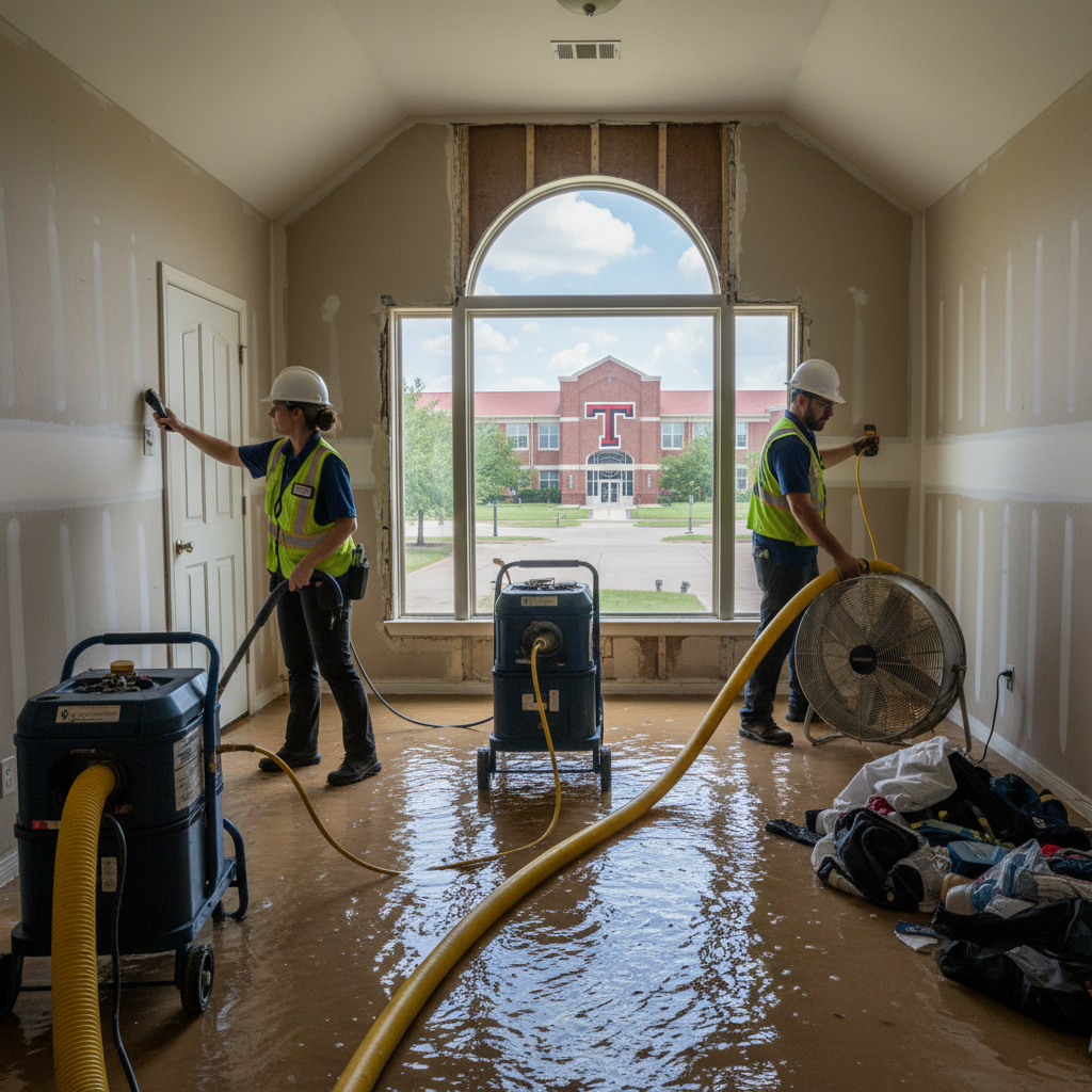 The Best Water Damage Restoration Practices for Homes Near Texas Tech University