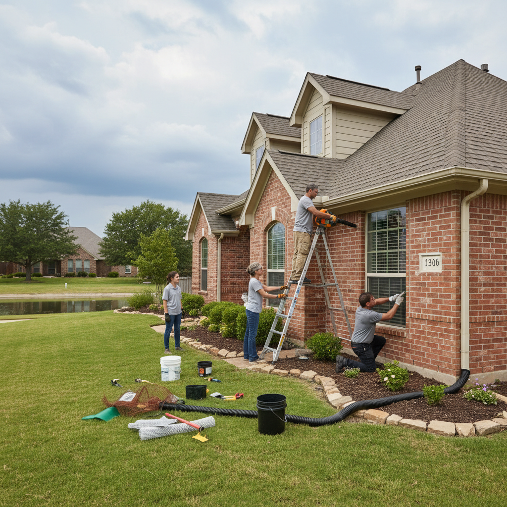How to Prepare Your Plano Home for the Next Rainy Season to Prevent Water Damage