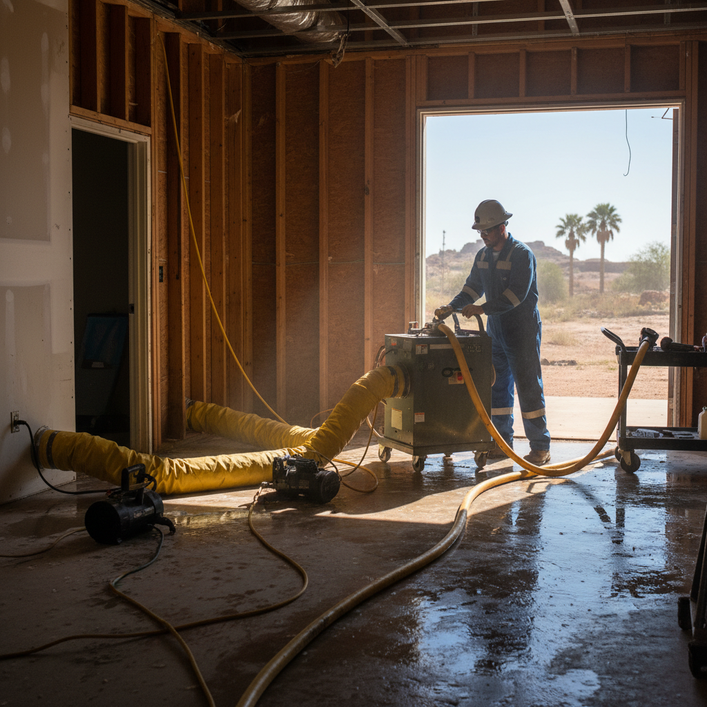 Water Damage Restoration work by Damage Restore Pro in Plano
